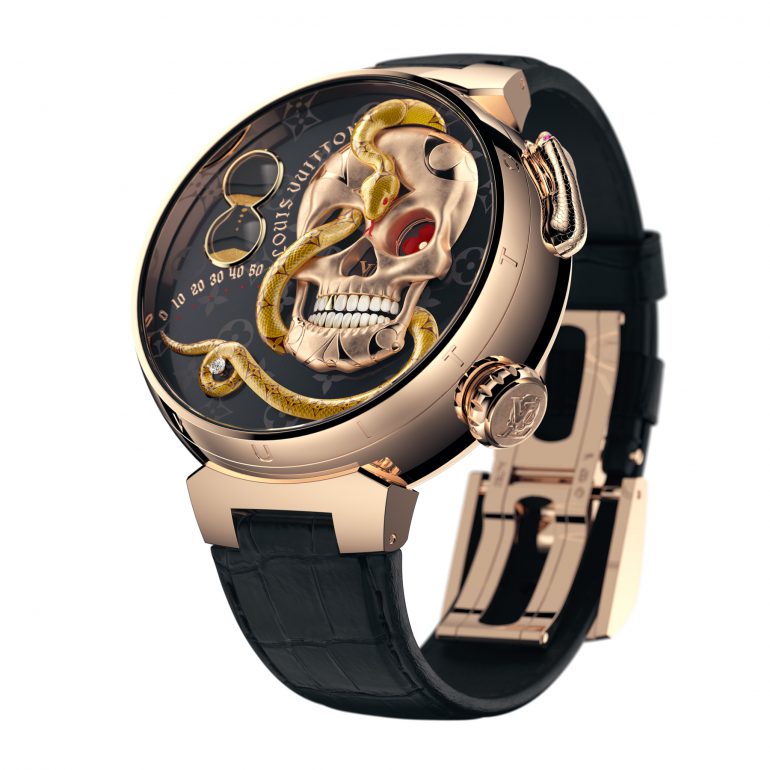 Ein Uhr mit dem Motiv des Vergänglichen: Louis Vuitton präsentiert